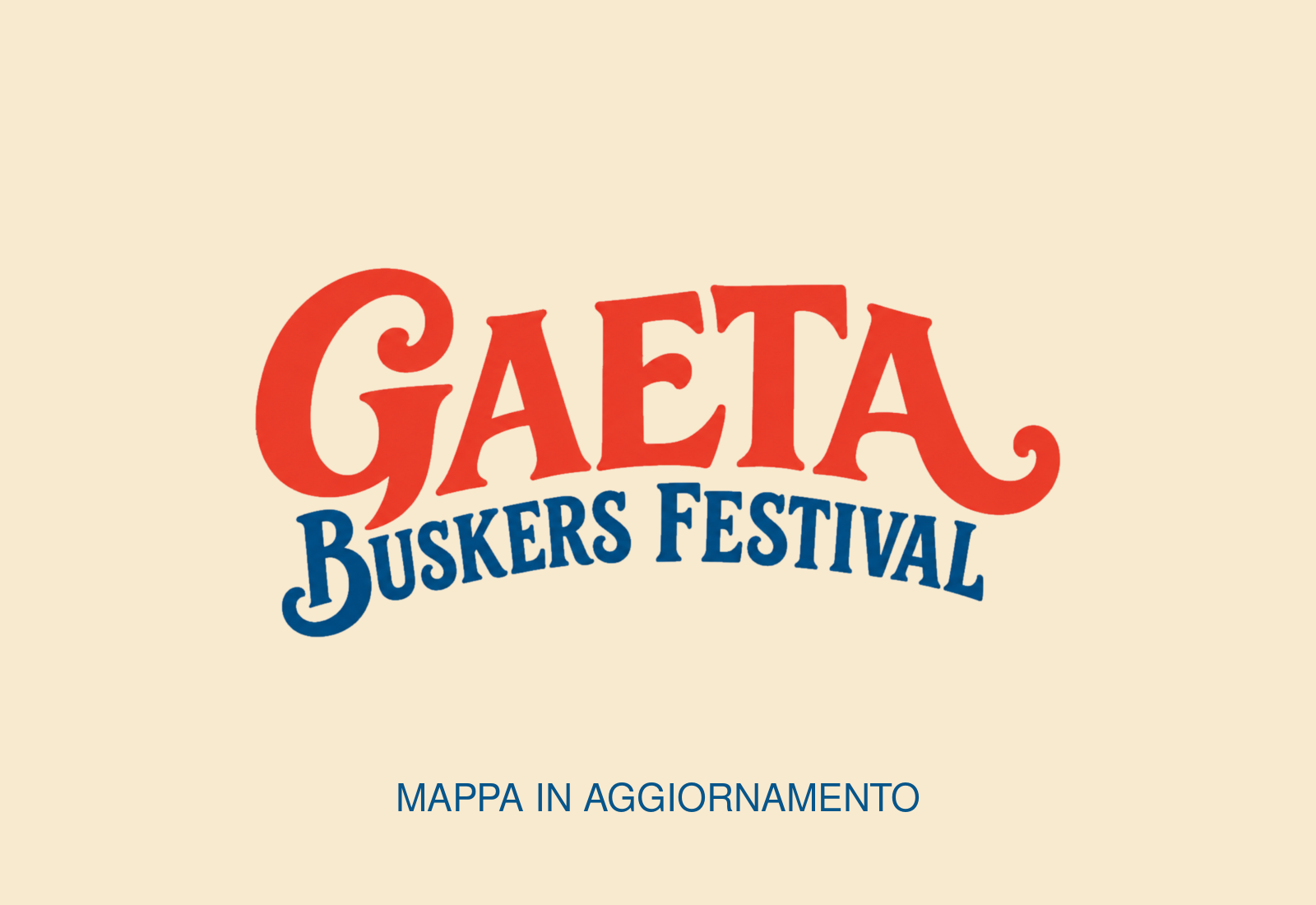 Mappa illustrata delle postazioni di Gaeta Buskers Festival a Gaeta
